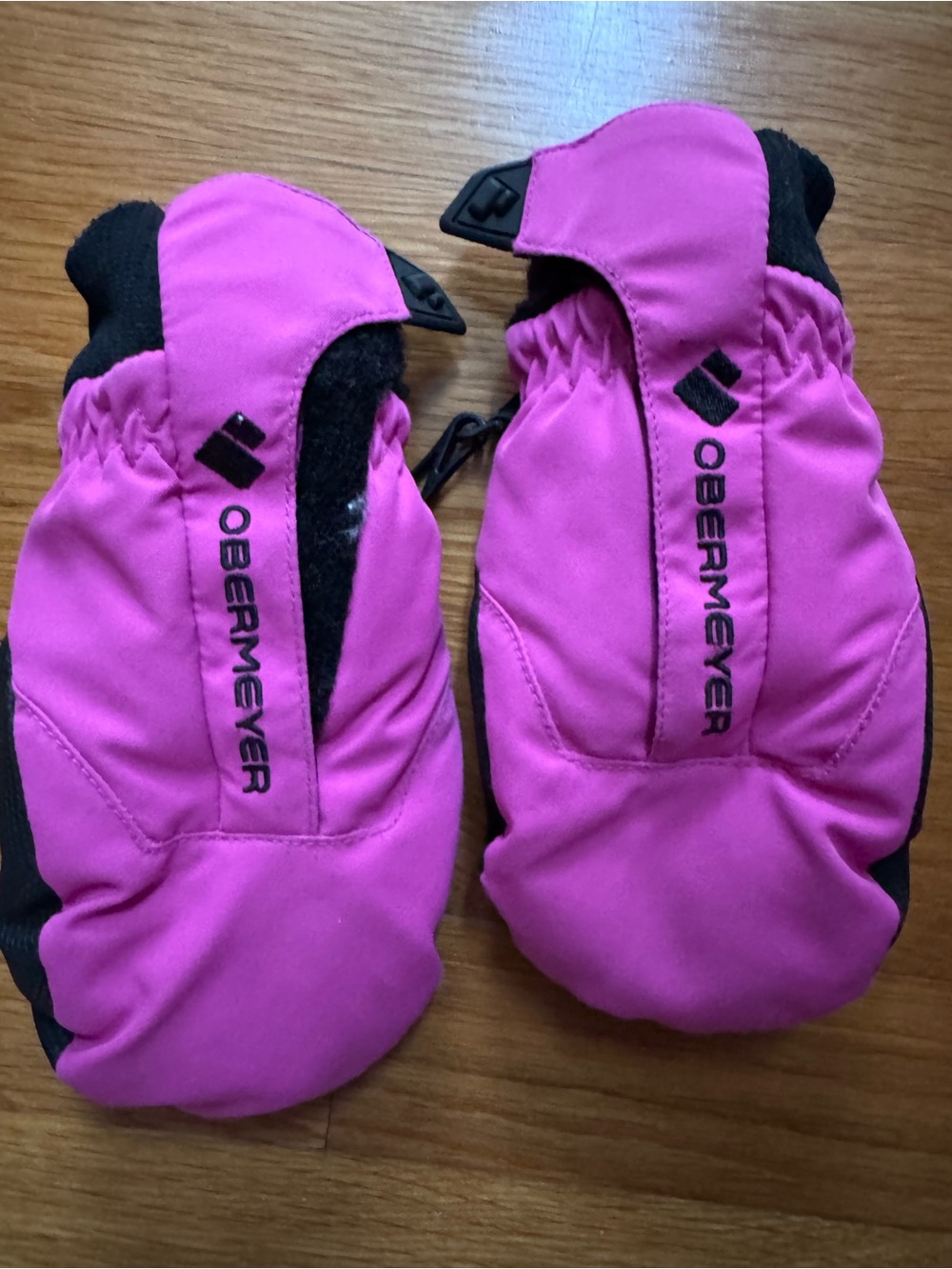 Obermeyer Kids Bright Pink Insulated Mittens